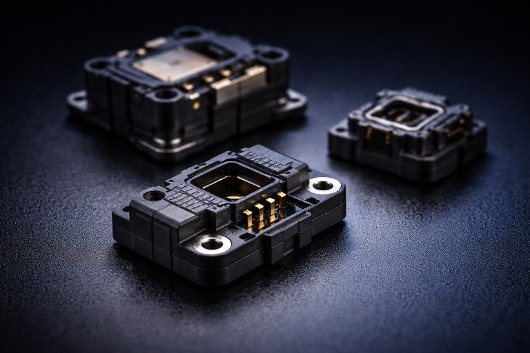 Ultra-compact precision molded electronic component