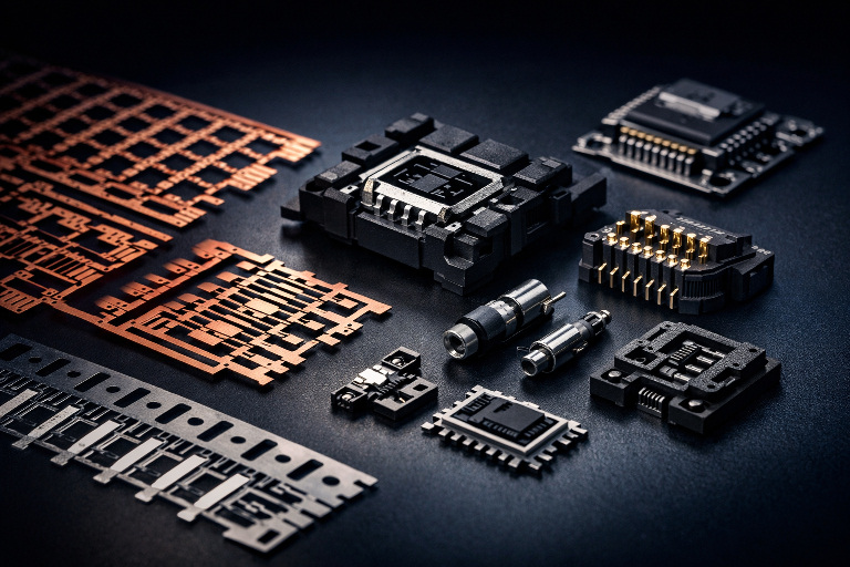 Fine-feature precision molded component