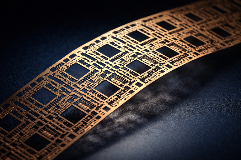 Multi-cavity lead frame strip for high-volume semiconductor production
