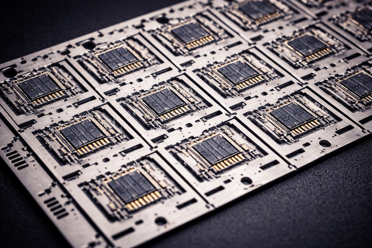 High-cavity LED lead frame array strip